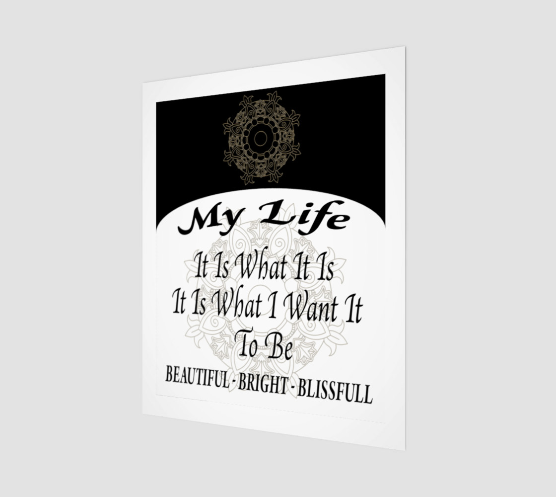 My Life Mandala Poster preview #1