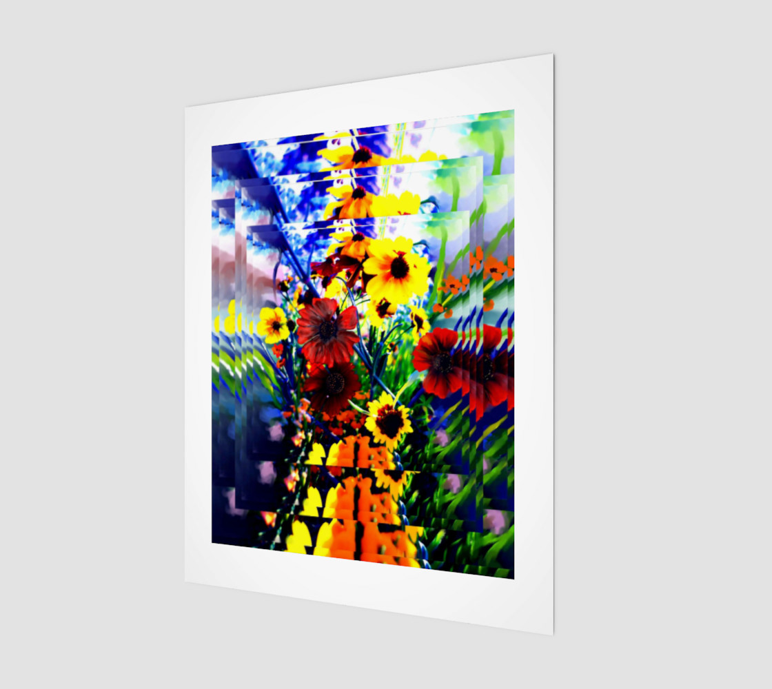 Bright Patch of Flowers Layered preview #1