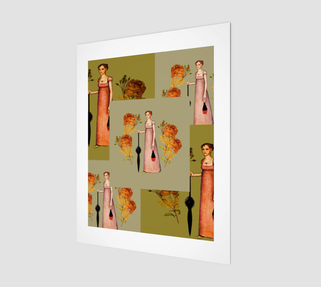 Vintage Lady with Umbrella preview #1
