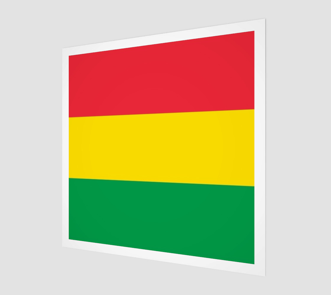Rasta Colors Green Yellow Red Stripes Pattern preview #1