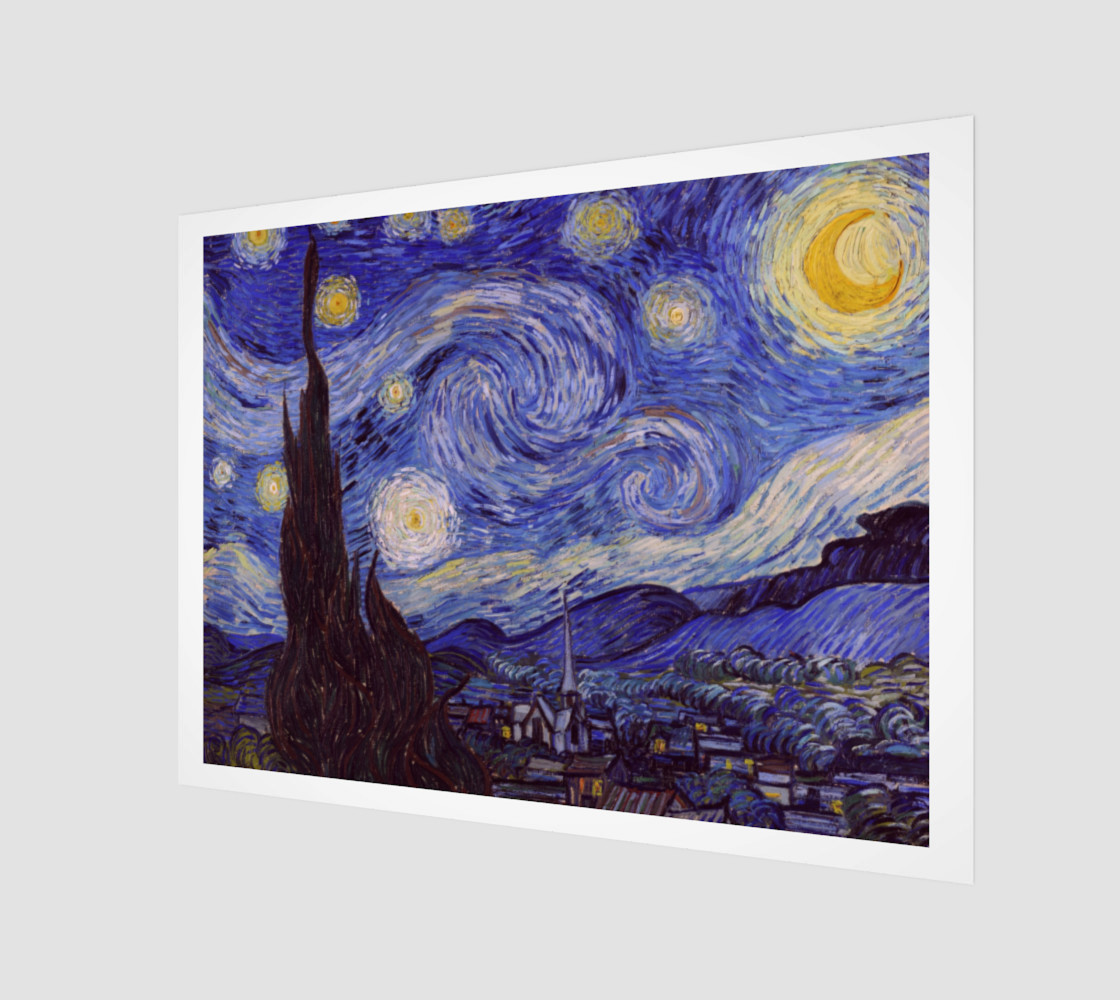 Vincent Van Gogh Starry Night Wall Art preview #1