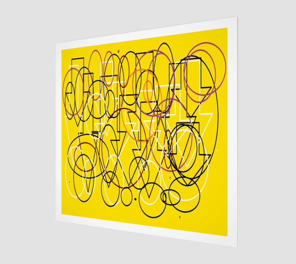 Geometric yellow preview #1