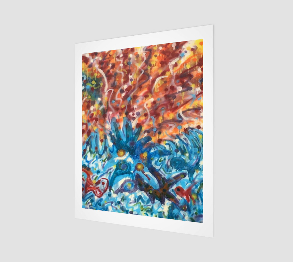 Life Ignition from Spray Painted Mural Poster preview #1