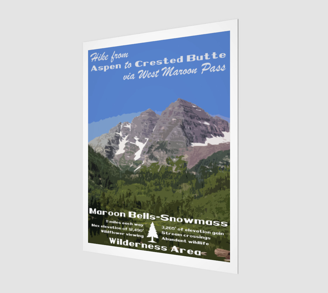 Aspen to Crested Butte art print preview #1