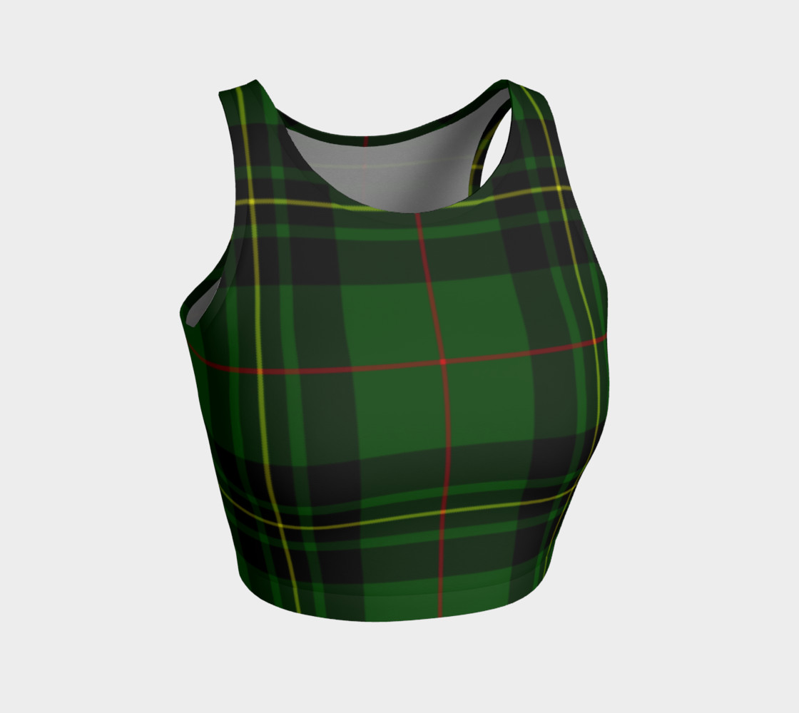 Forbes Tartan Athletic Crop Top preview #1