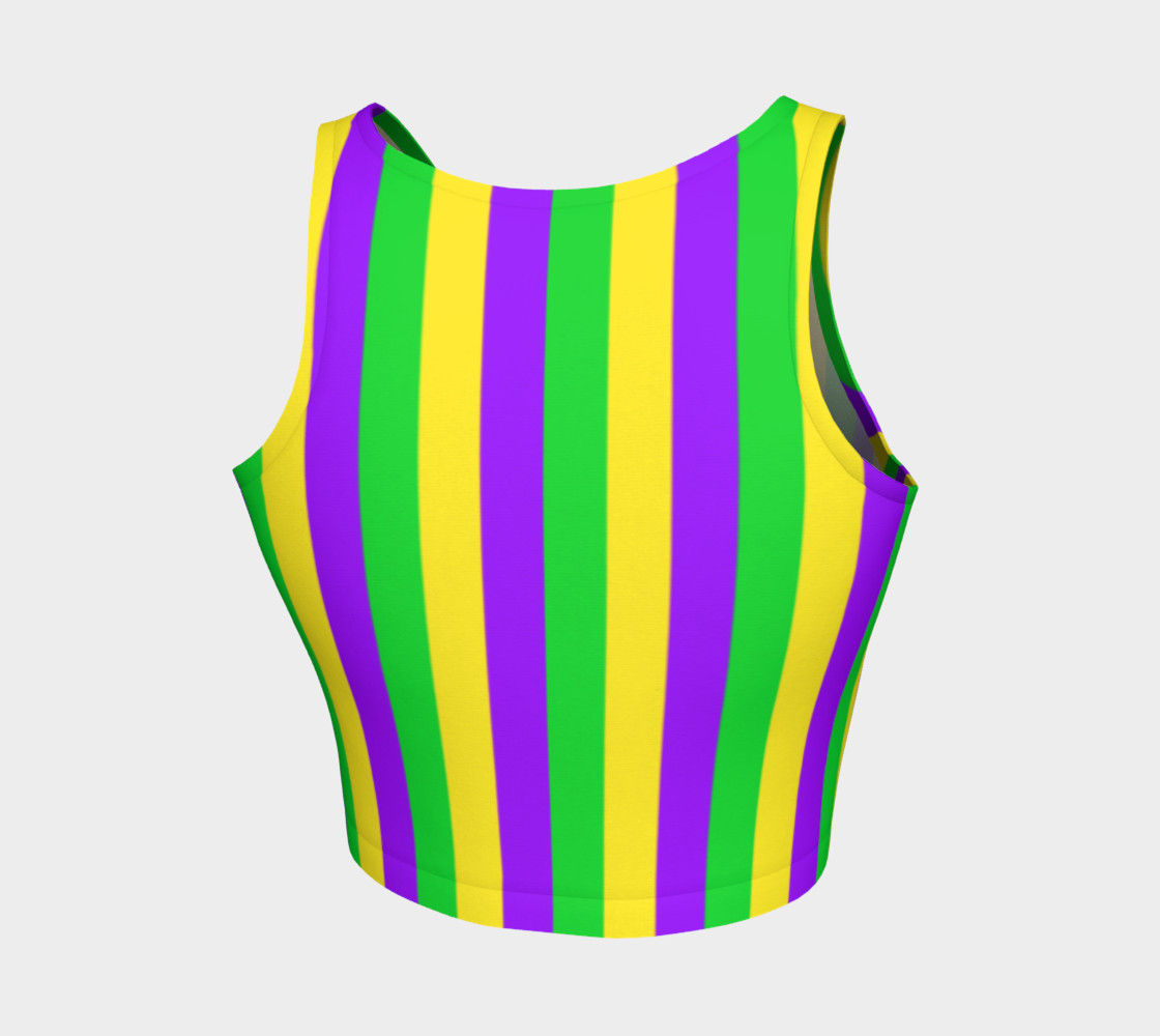 Aperçu de Mardi Gras Purple, Green, and Gold Vertical Stripes #2