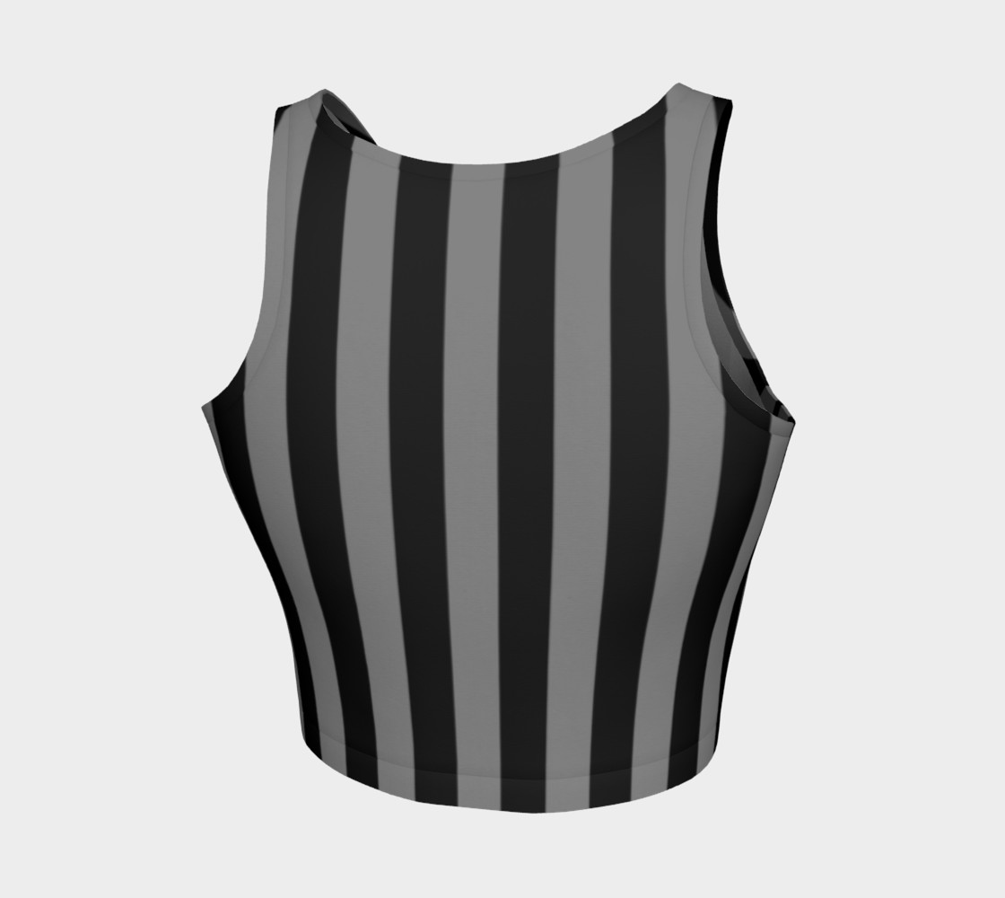 Aperçu de Black and Medium Grey Vertical Stripes #2
