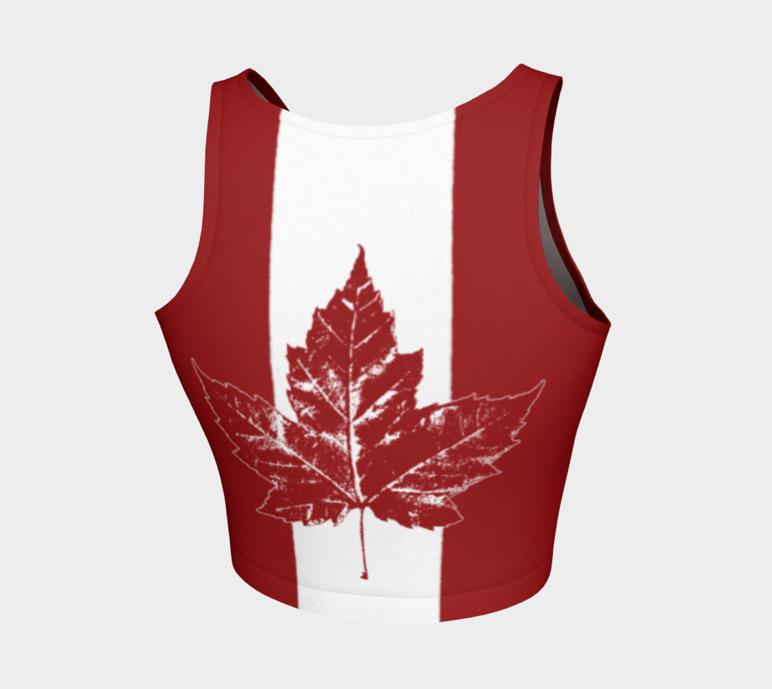 Cool Canada Flag Sports Tops Miniature #3