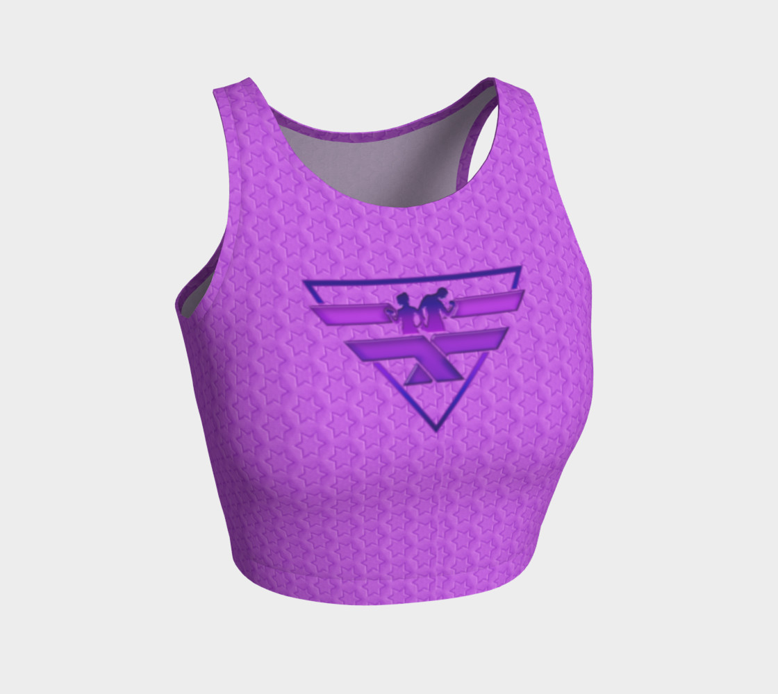 Fitness Fashion Purple Croptop preview #1