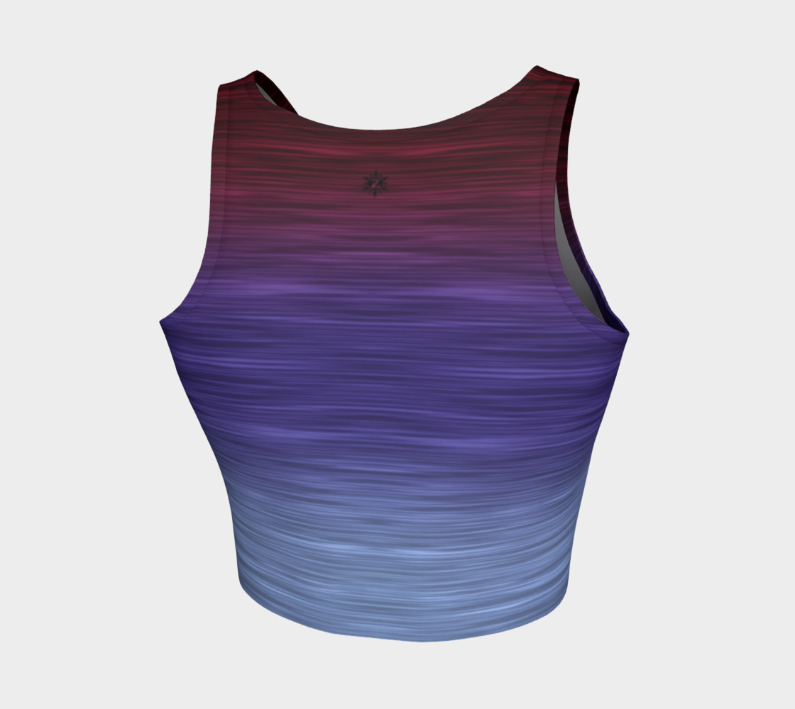 Rainbow Ombre Black Denim Burgundy preview #2