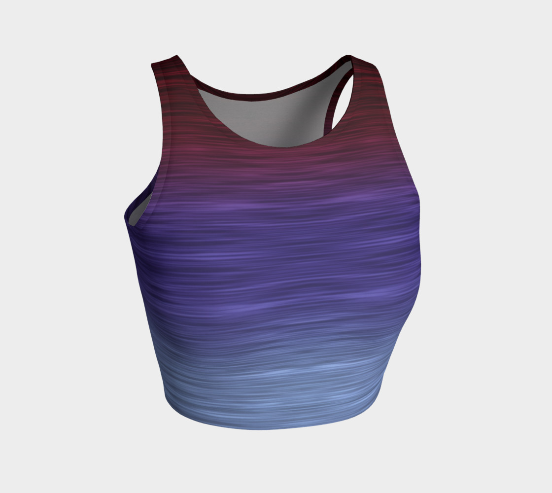 Rainbow Ombre Black Denim Burgundy preview #1
