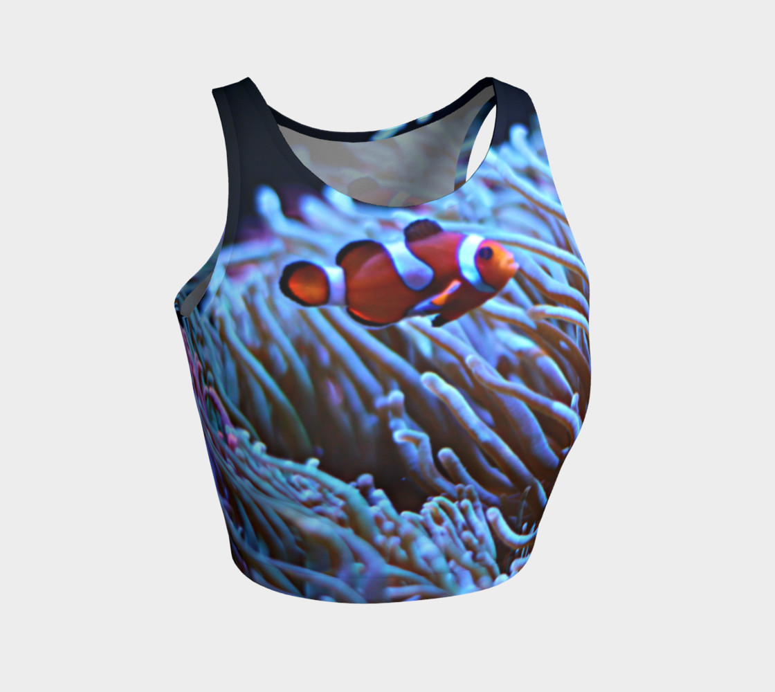 Black Light Reactive Clownfish Crop preview #1