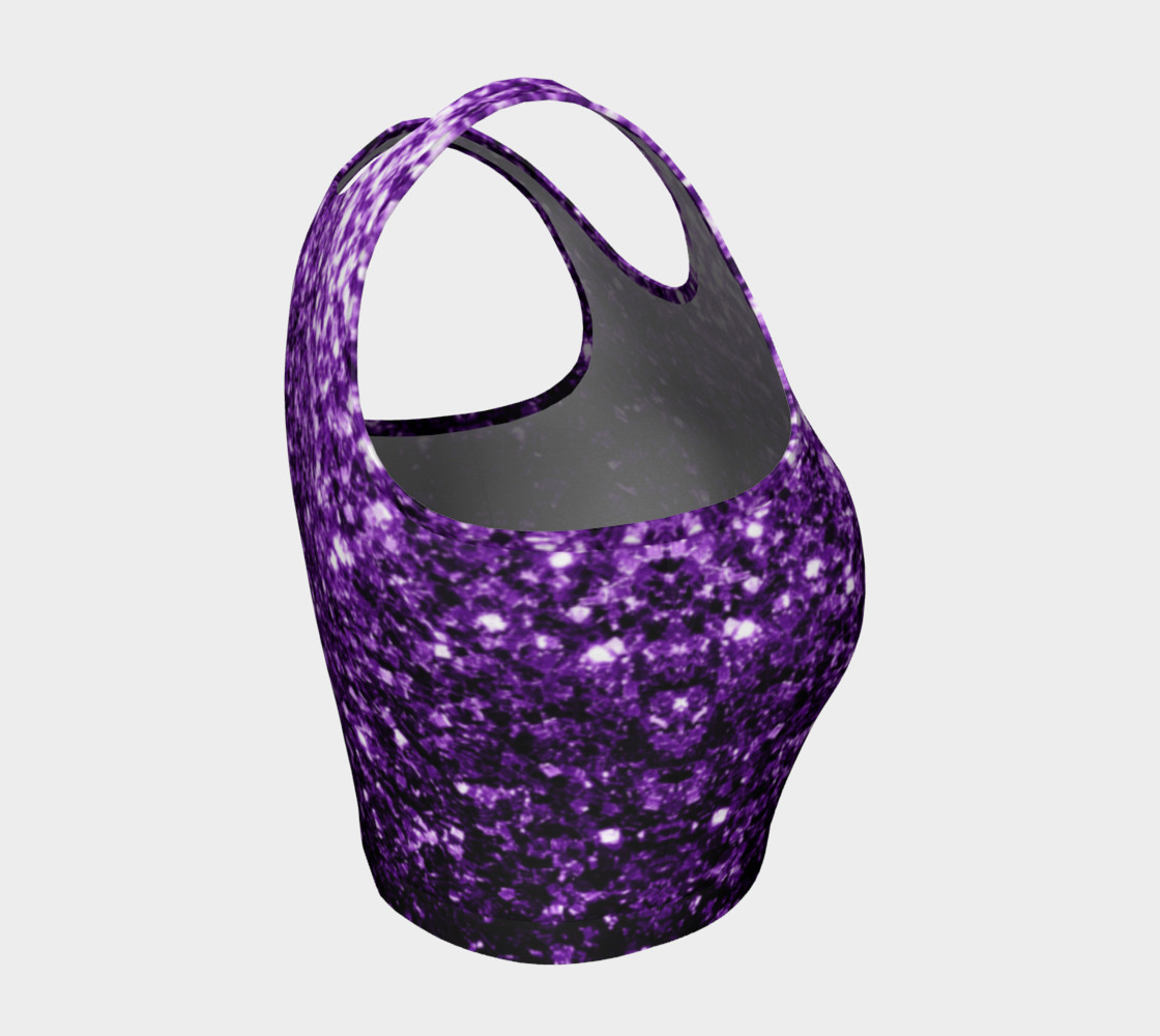 Beautiful Dark Purple glitter sparkles preview #4