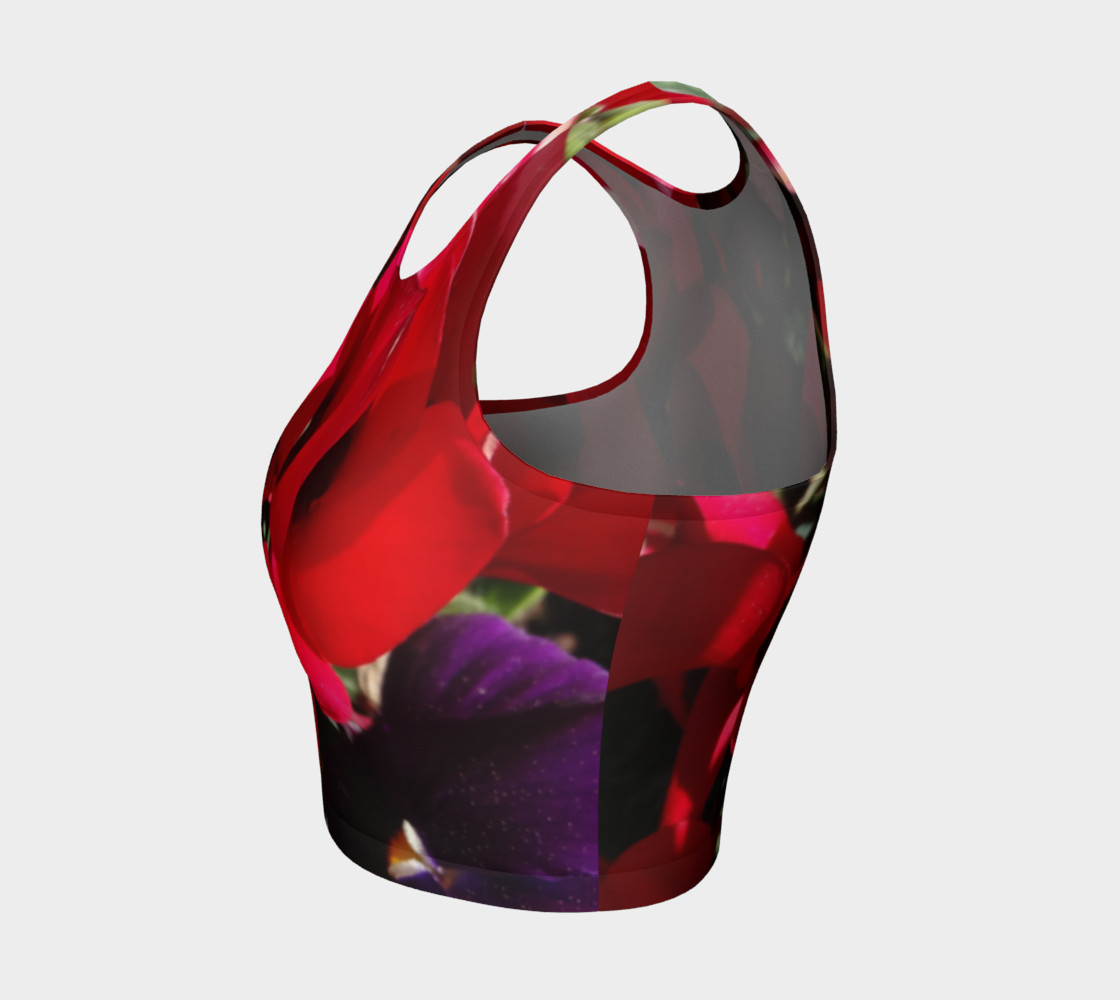 Red Tulips Tank/Crop Top preview #3