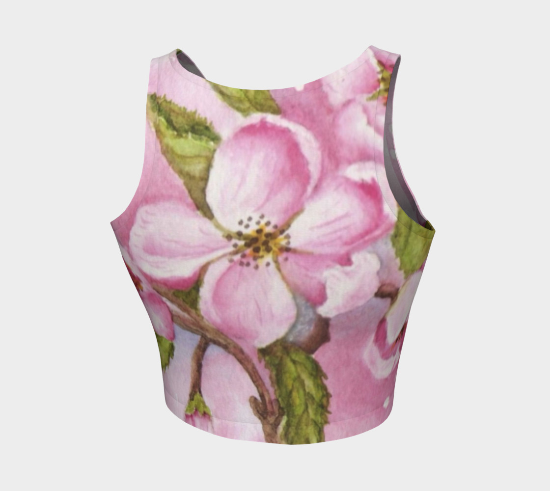 Watercolor Pink Apple Blossoms preview #2