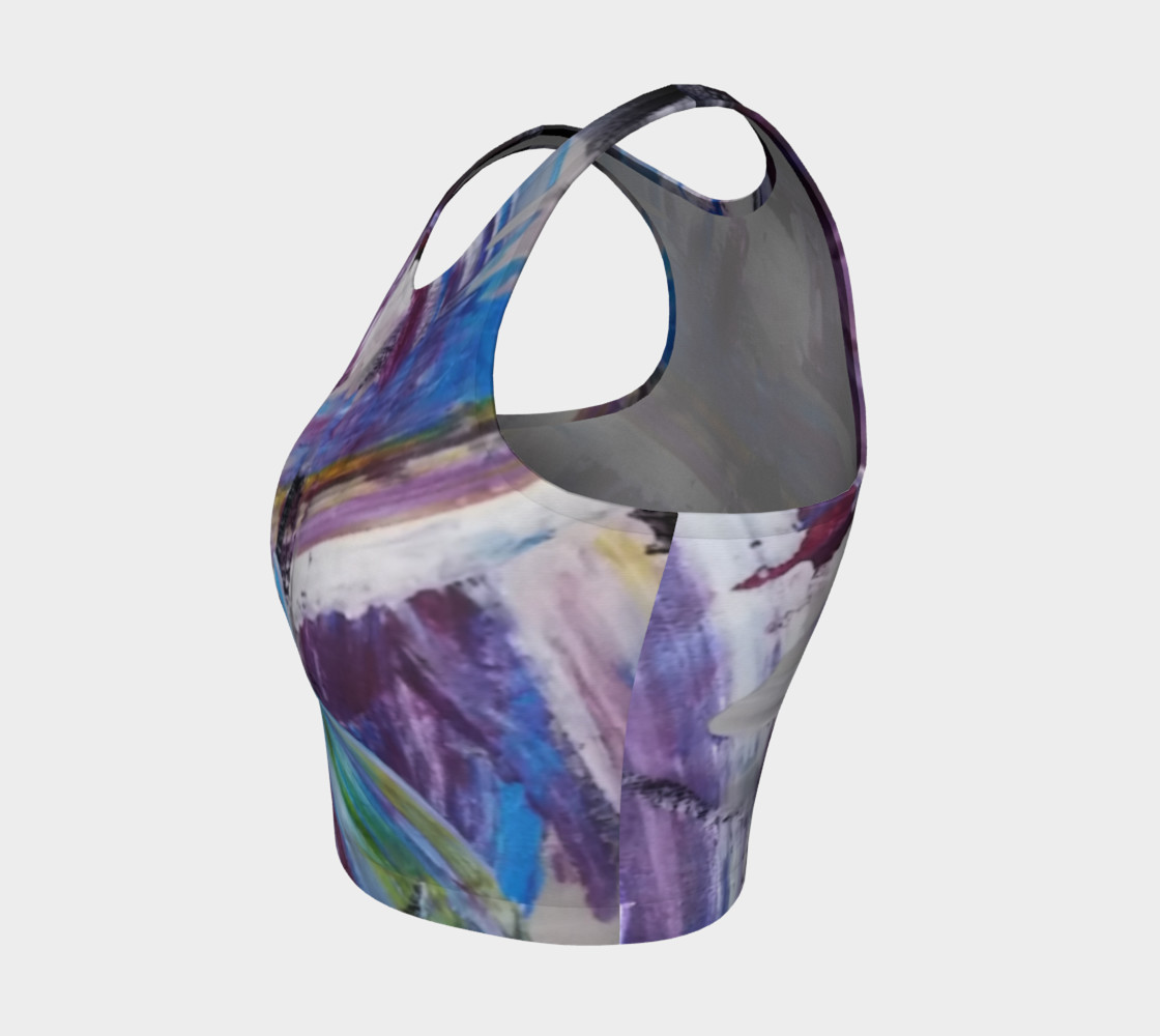 Energy Shift Crop Top by Janet Gervers preview #3