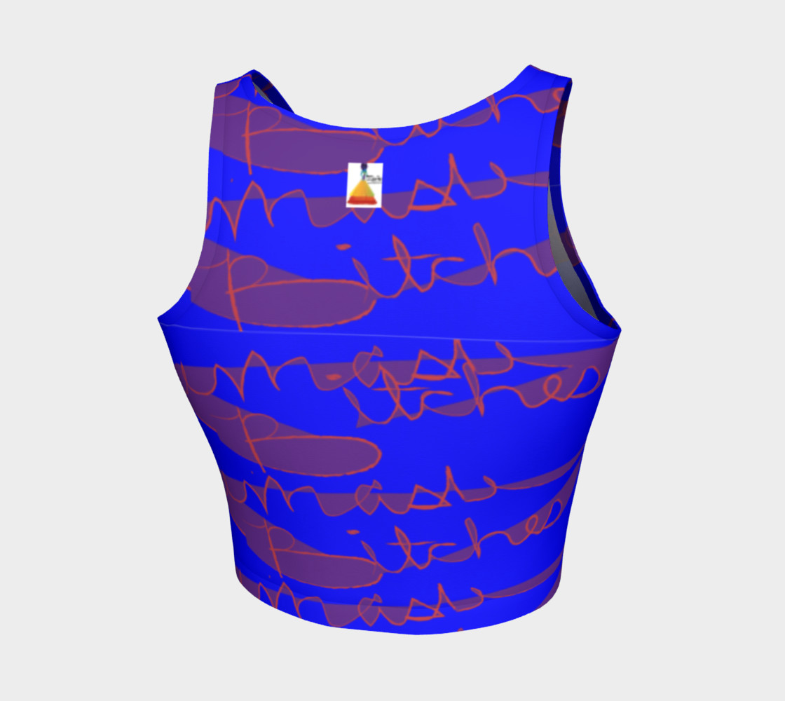 Namaste Bitches Athletic crop top preview #2