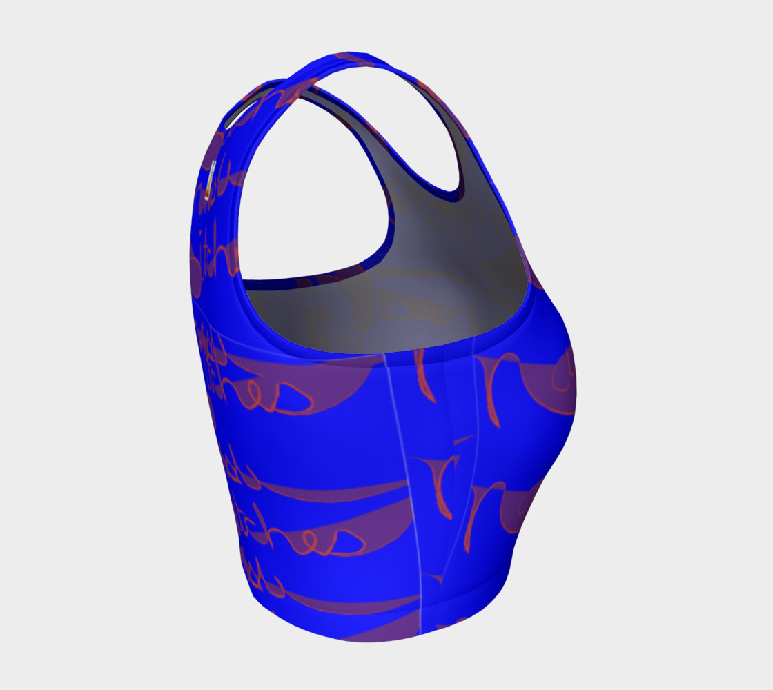 Namaste Bitches Athletic crop top preview #4