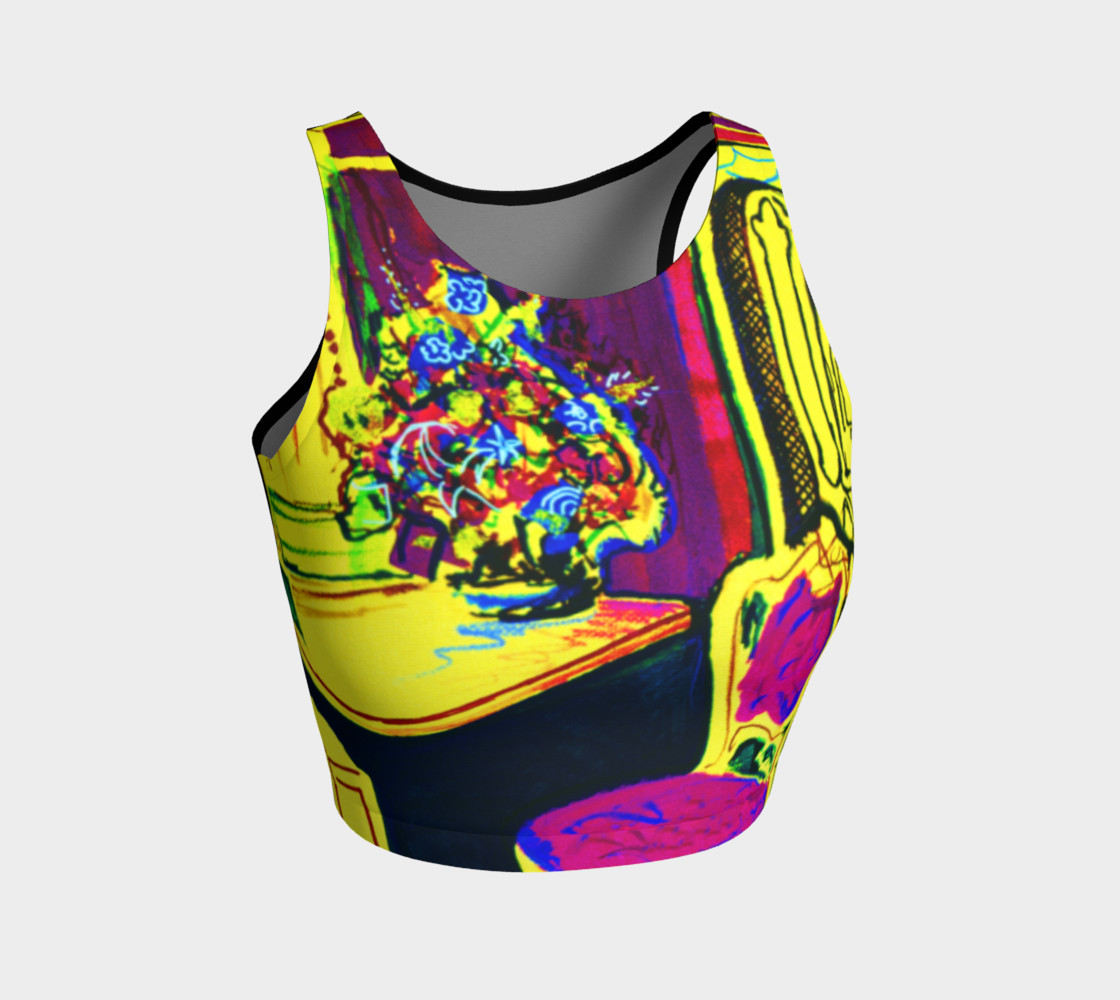 Vacation Yoga Workout Crop Top preview #1