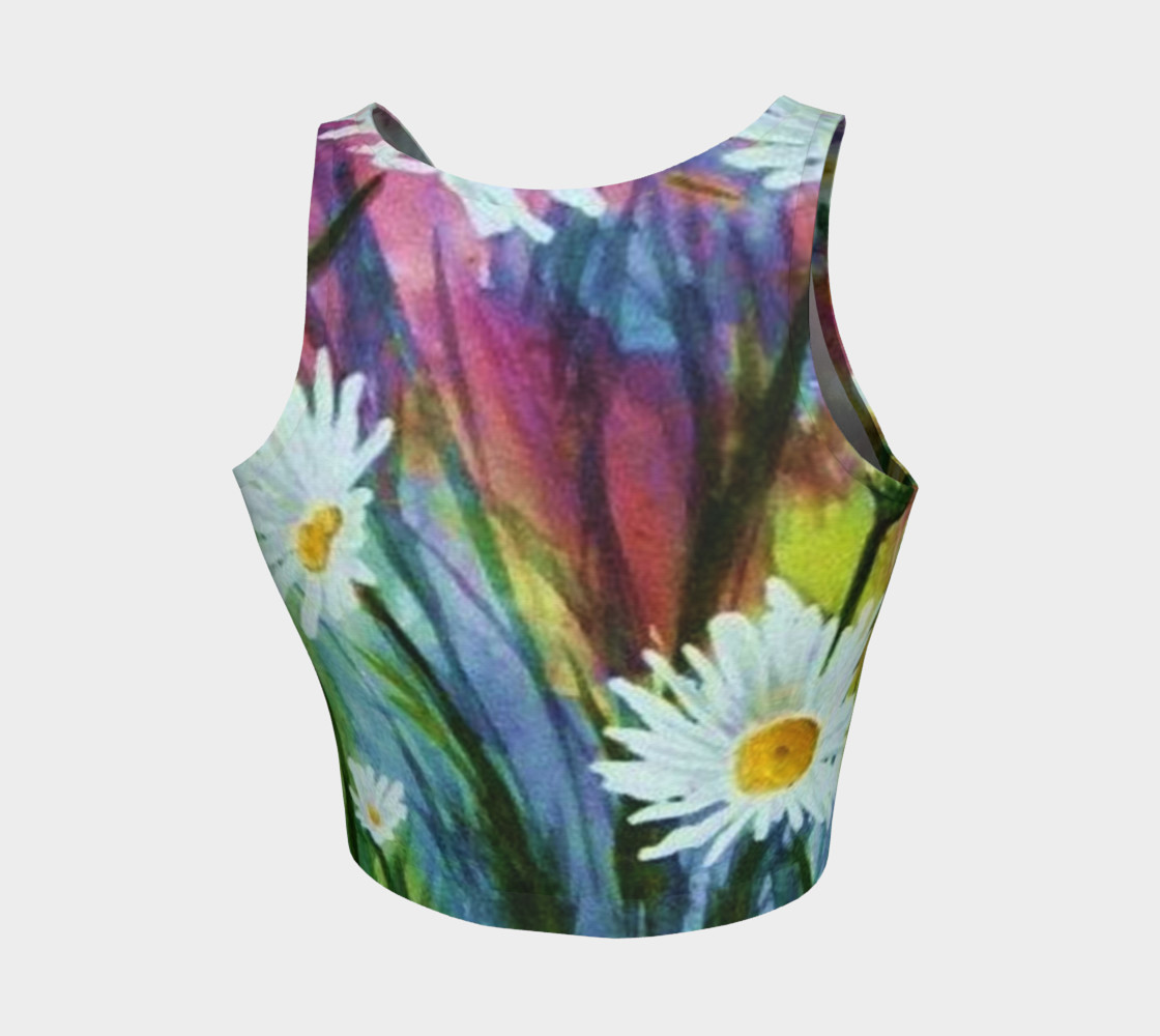 WHITE DAISIES in WATERCOLOR preview #2
