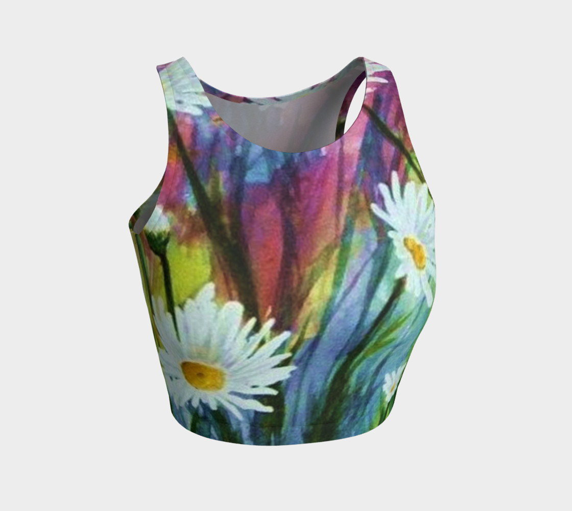 WHITE DAISIES in WATERCOLOR preview #1