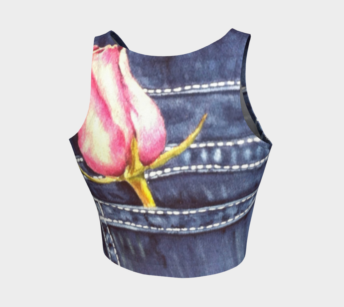 BLUE JEAN ROSE in WATERCOLOR preview #2