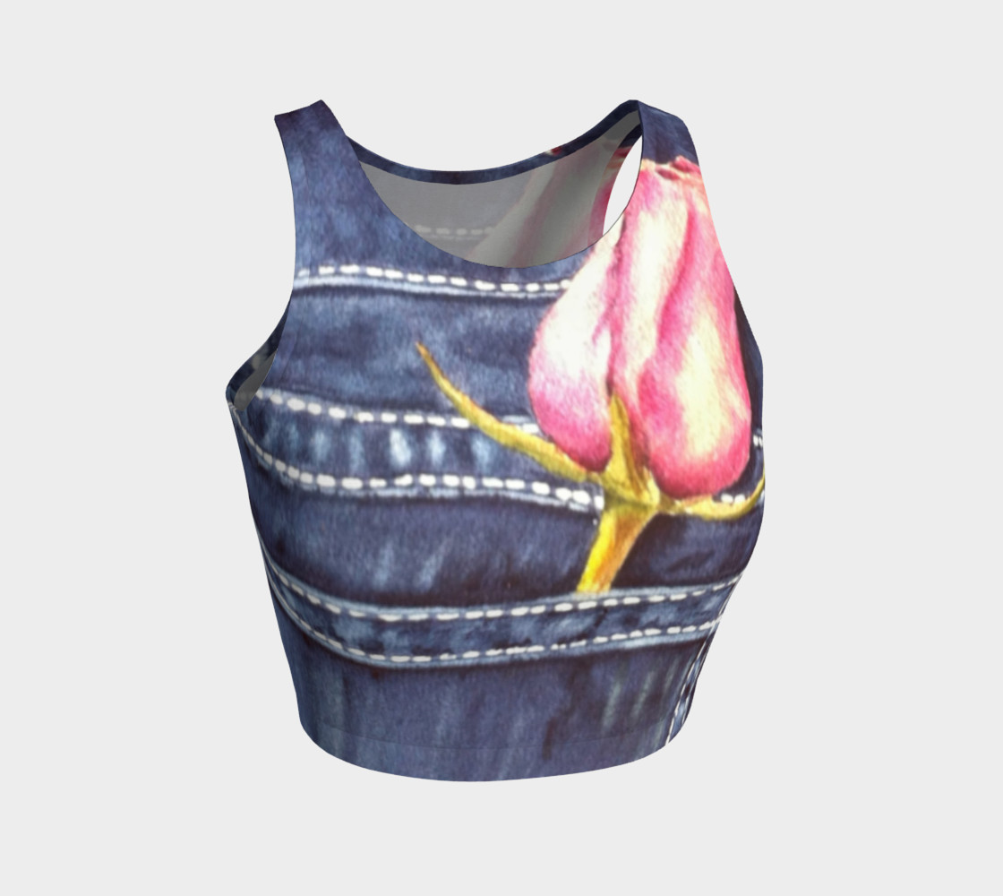 BLUE JEAN ROSE in WATERCOLOR preview #1