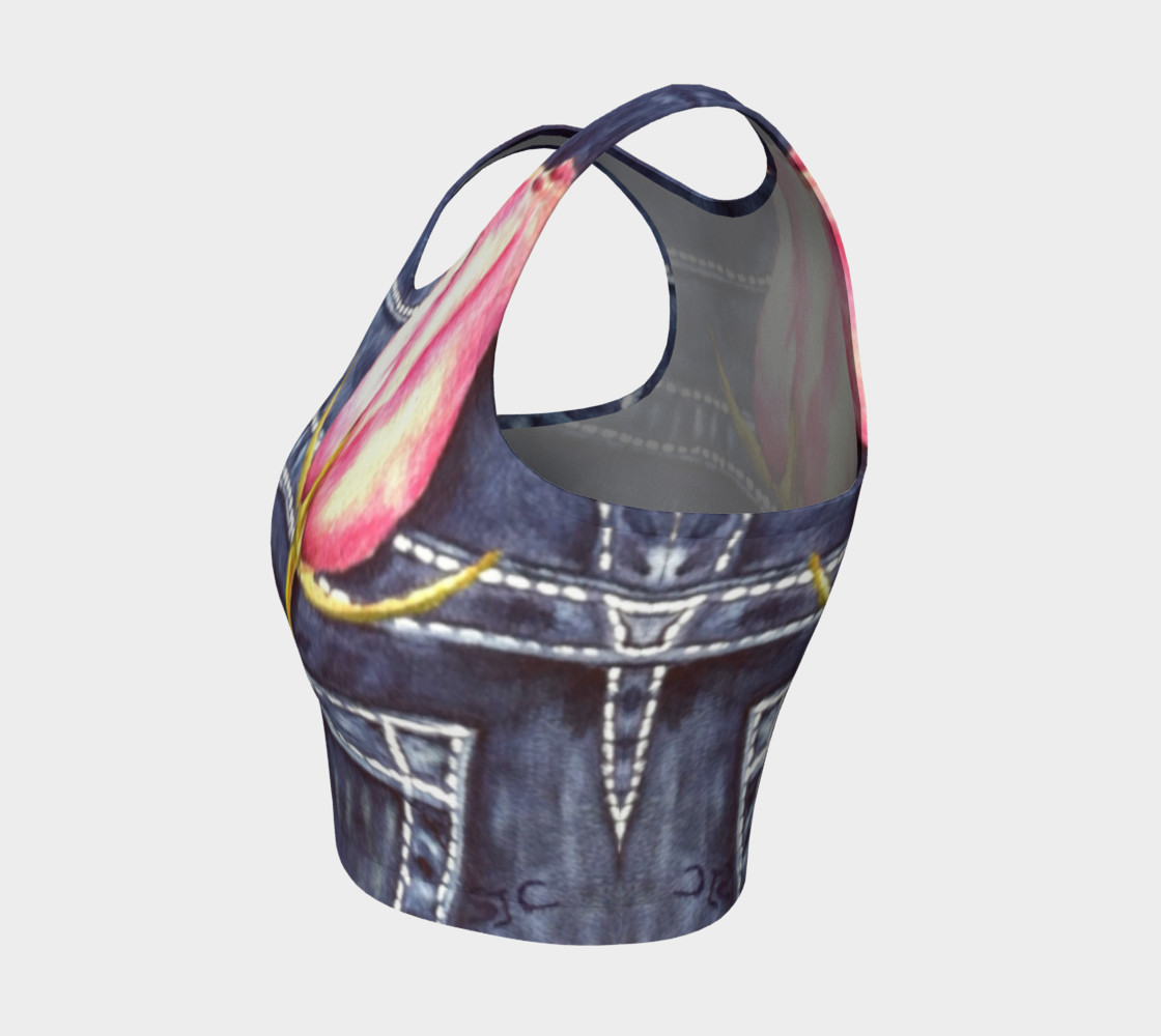 BLUE JEAN ROSE in WATERCOLOR preview #3