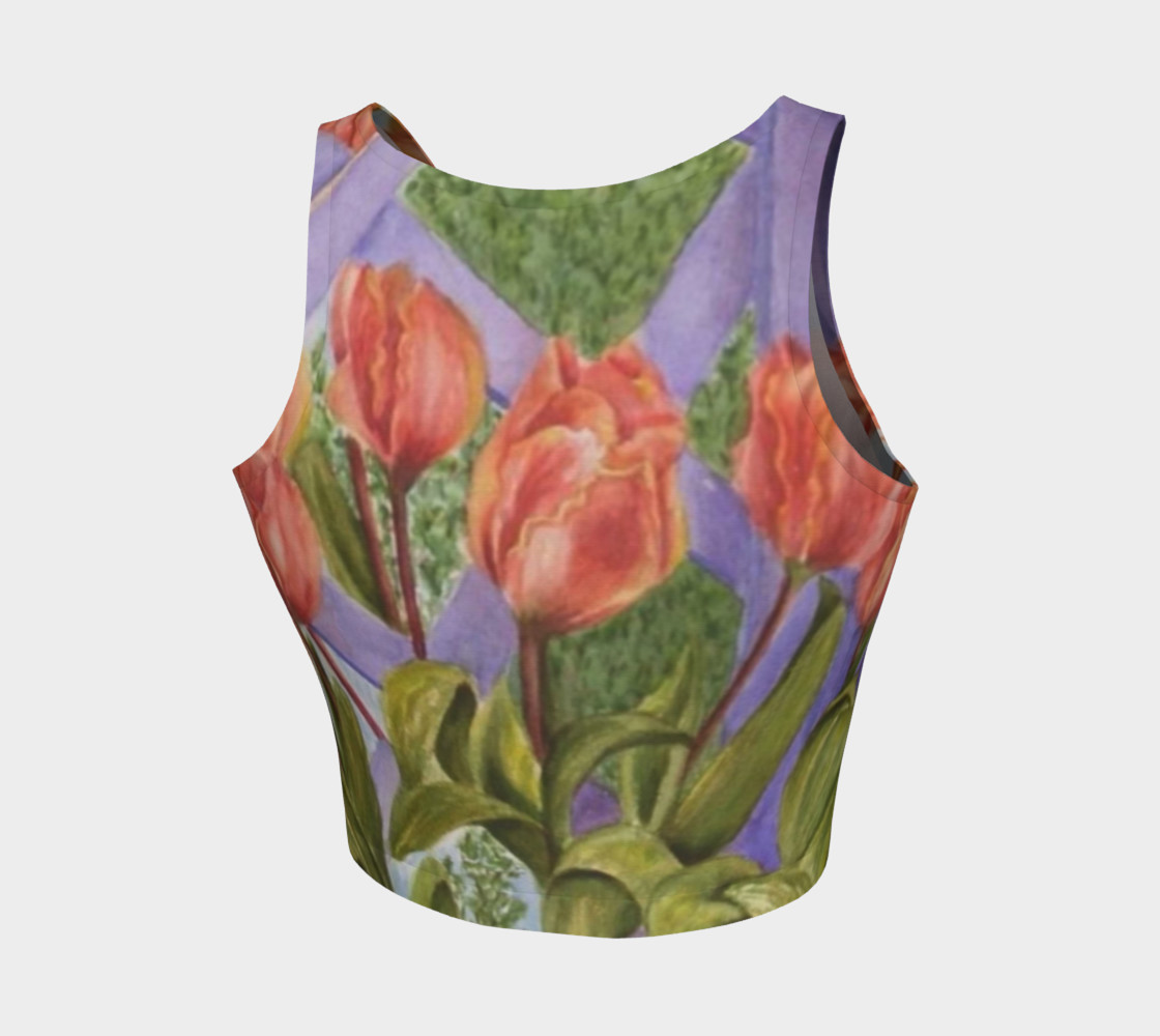 ORANGE TULIPS in WATERCOLOR preview #2