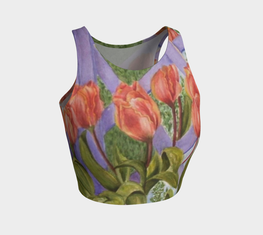 ORANGE TULIPS in WATERCOLOR preview #1