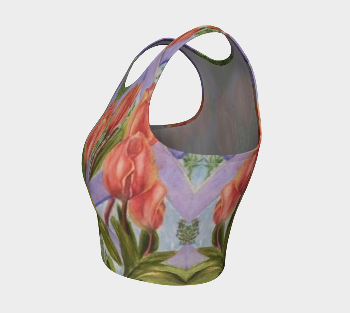 ORANGE TULIPS in WATERCOLOR preview #3