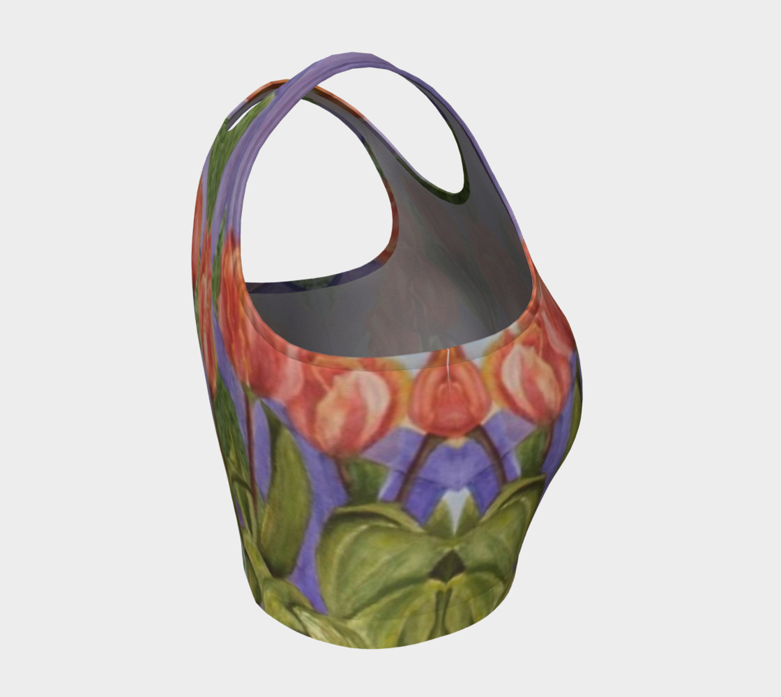 ORANGE TULIPS in WATERCOLOR preview #4