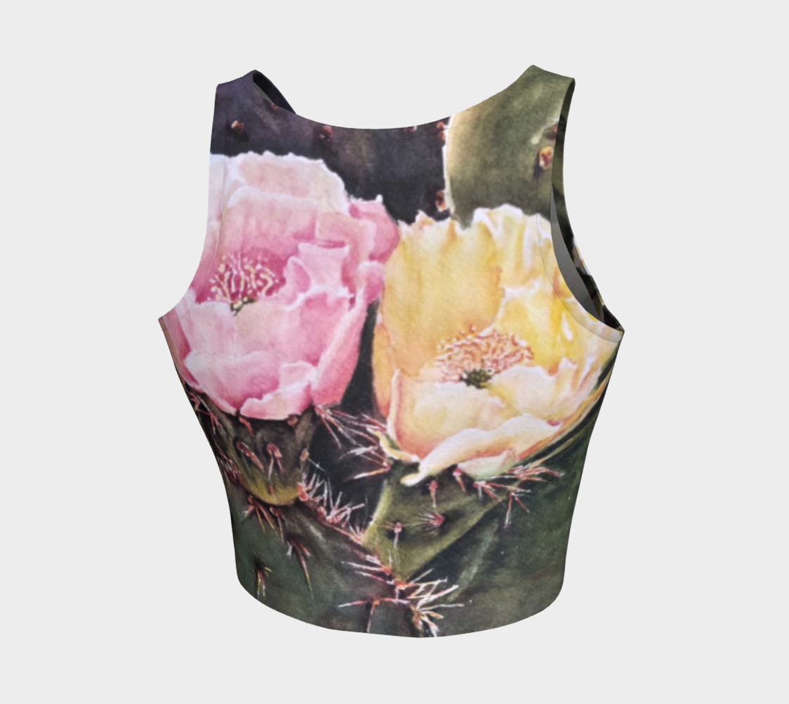 TWO BEAUTIFUL CACTUS FLOWERS in WATERCOLOR preview #2