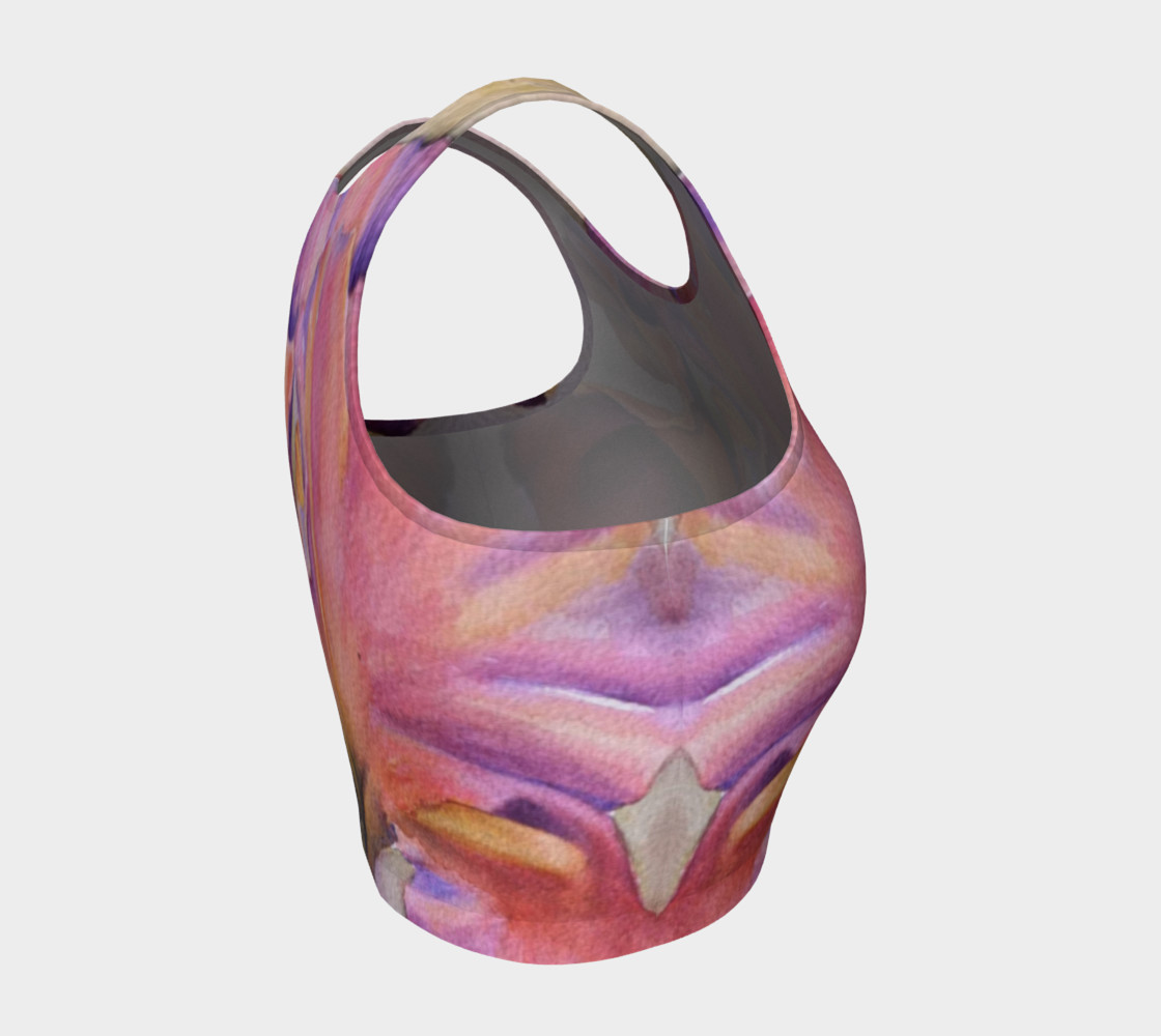 PINK IRIS PETALS in WATERCOLOR preview #4