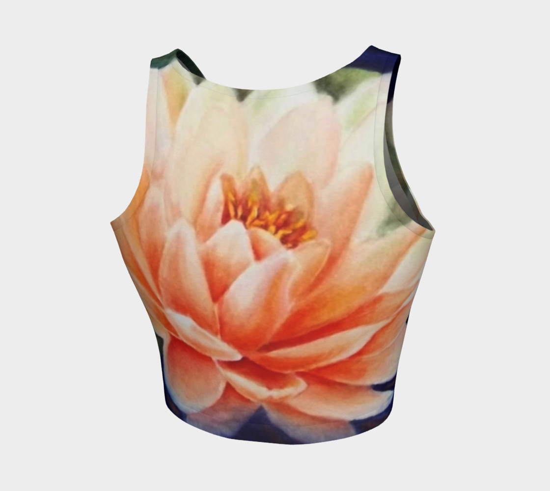 ORANGE WATER LILY in WATERCOLOR preview #2