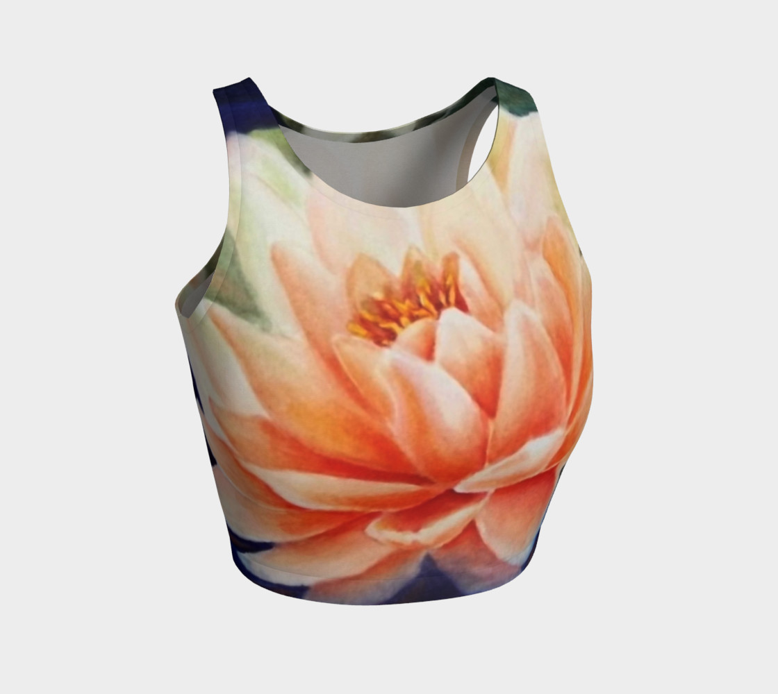 ORANGE WATER LILY in WATERCOLOR preview #1