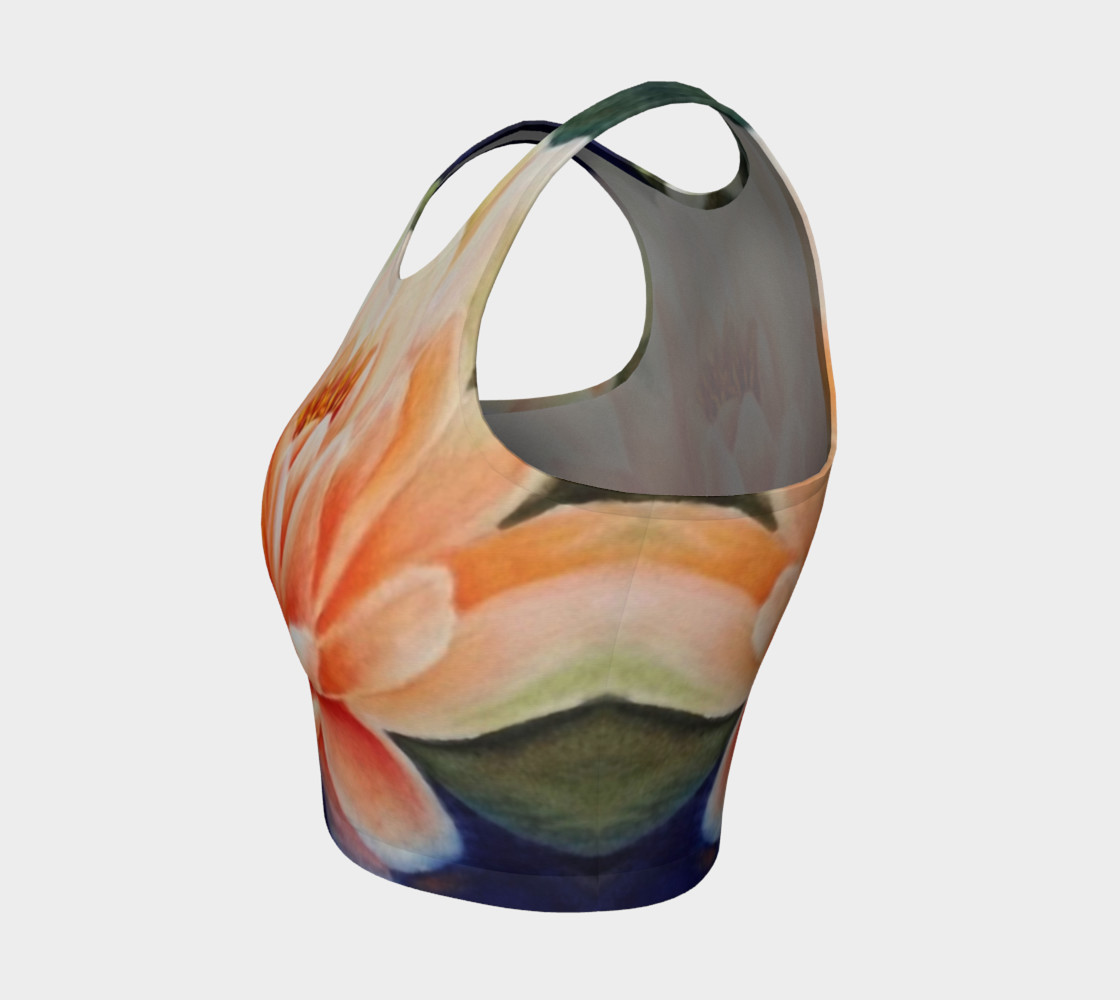 ORANGE WATER LILY in WATERCOLOR preview #3