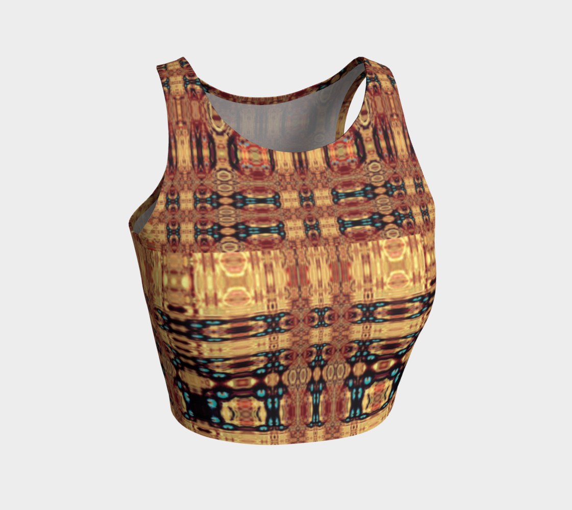 Aperçu de King Leo Egyptian Queen Crop Top #1