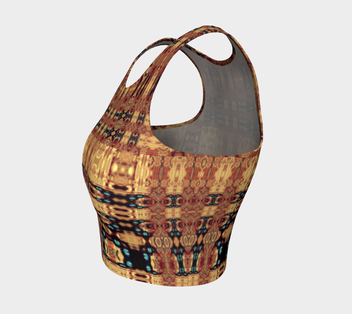 Aperçu de King Leo Egyptian Queen Crop Top #3