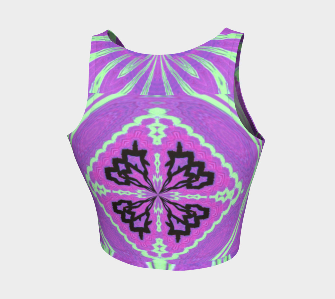 Aperçu de Crane of Paradise Activewear Crop Top #2
