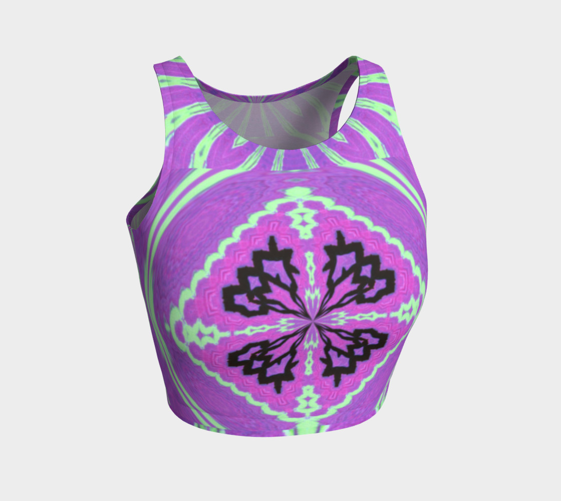 Aperçu de Crane of Paradise Activewear Crop Top #1