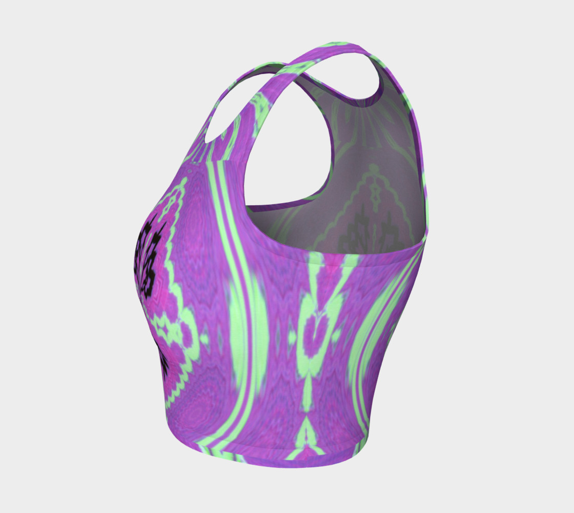 Aperçu de Crane of Paradise Activewear Crop Top #3