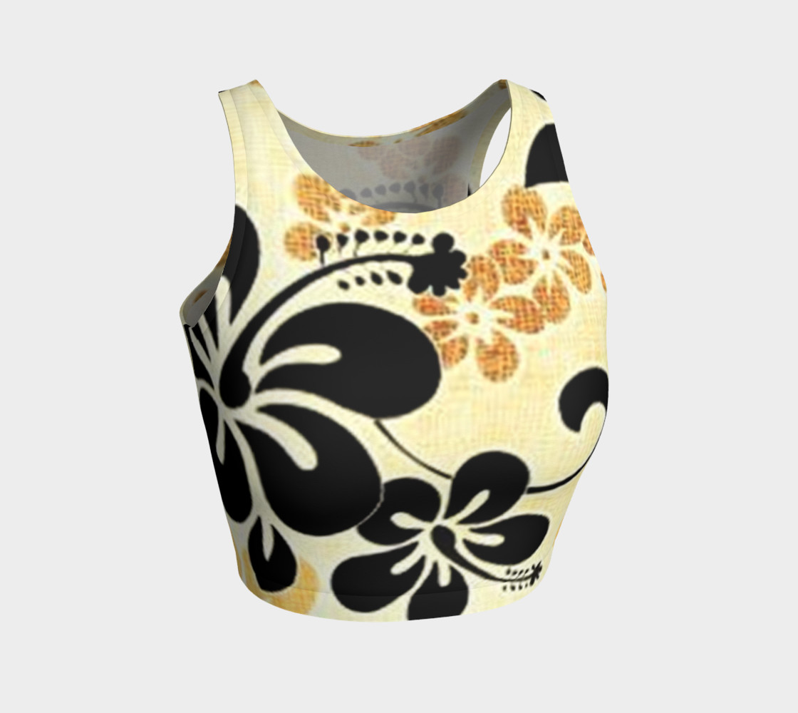 Black and Khaki Hawaiian Hibiscus preview #1