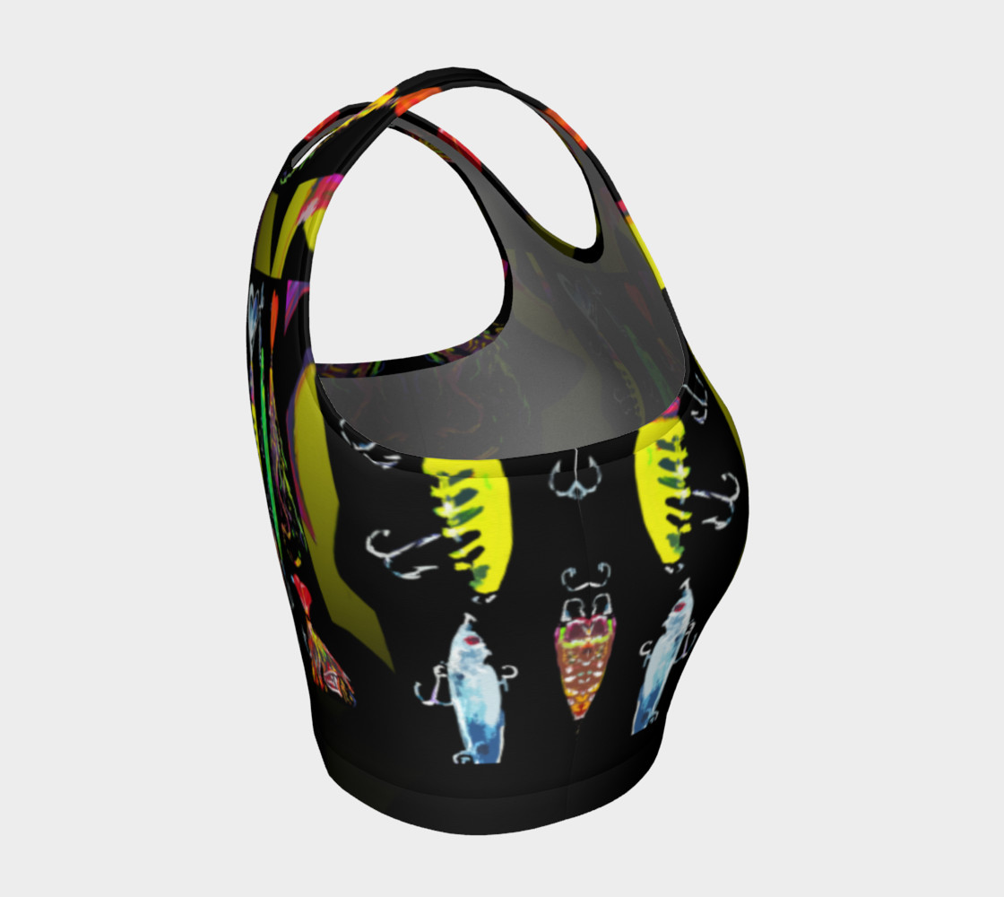 The New a-Lure-ing You 3-d Optical-Print Crop Top preview #4