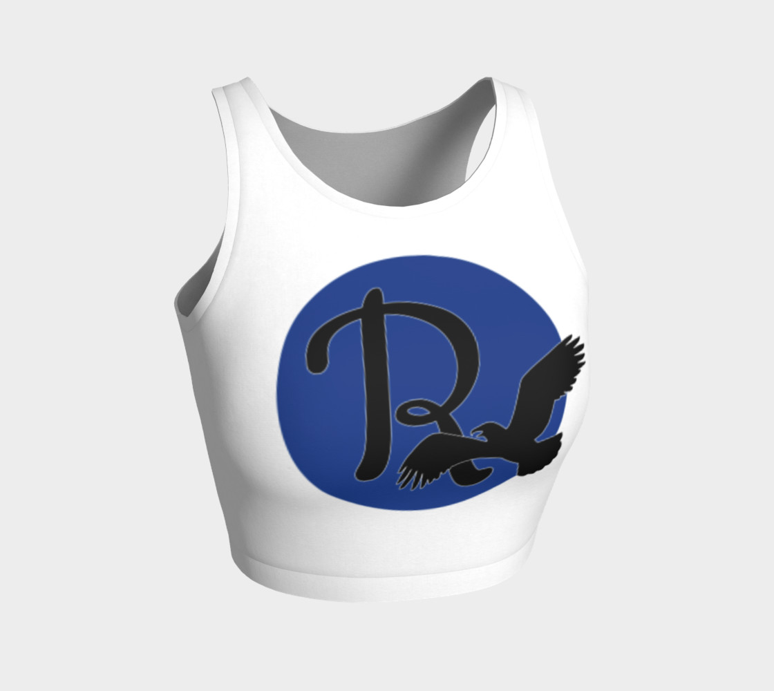 Magic mascots: Eagle - athletic crop top white preview #1