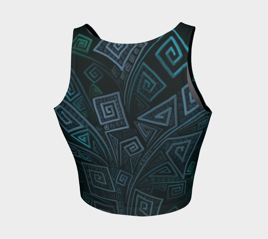 Turquoise 3D Square preview #2