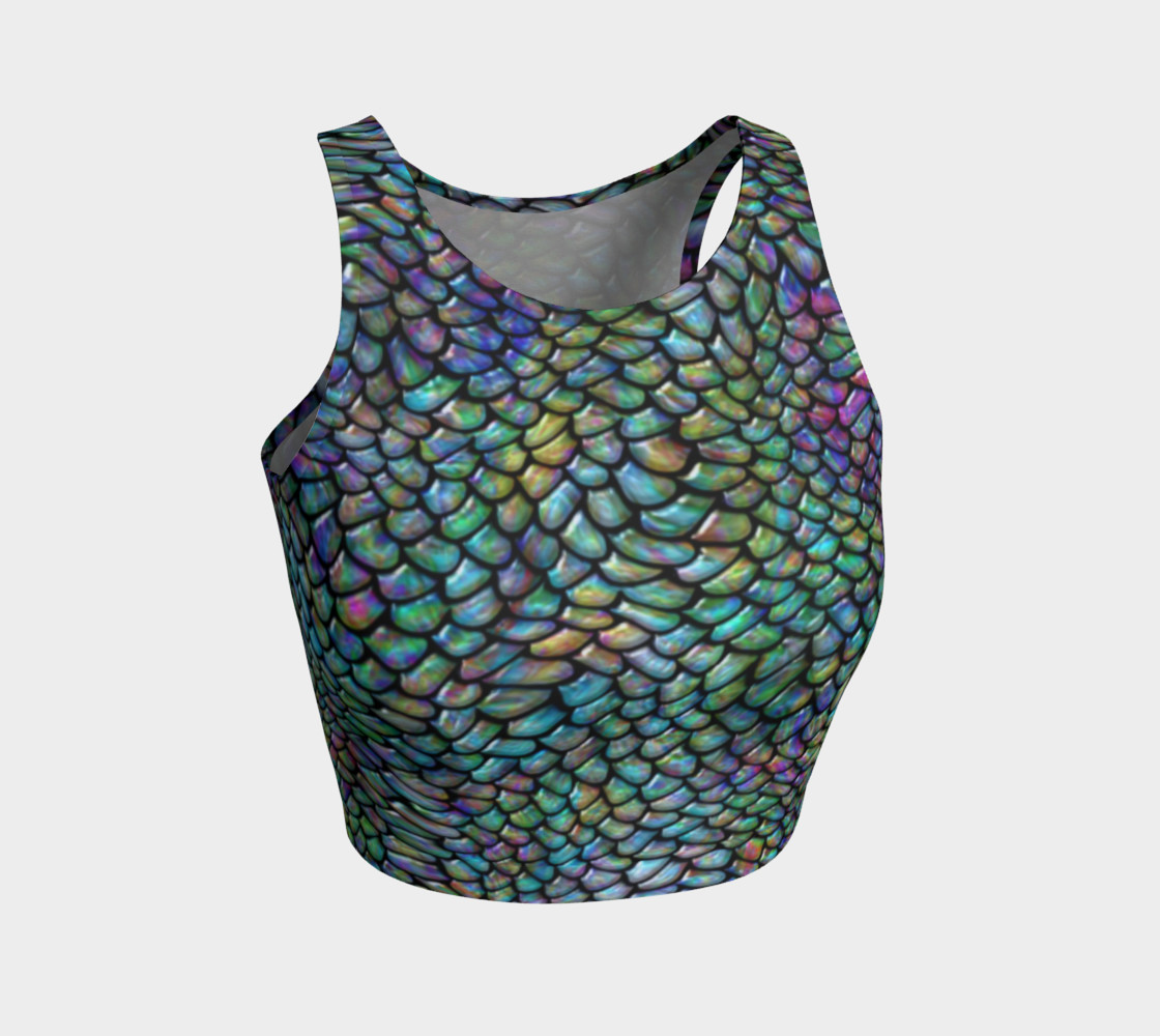River Dragon Athletic Crop Top preview #1