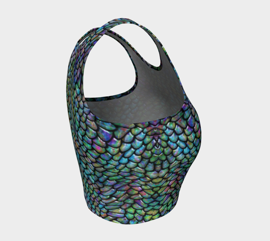 River Dragon Athletic Crop Top preview #4