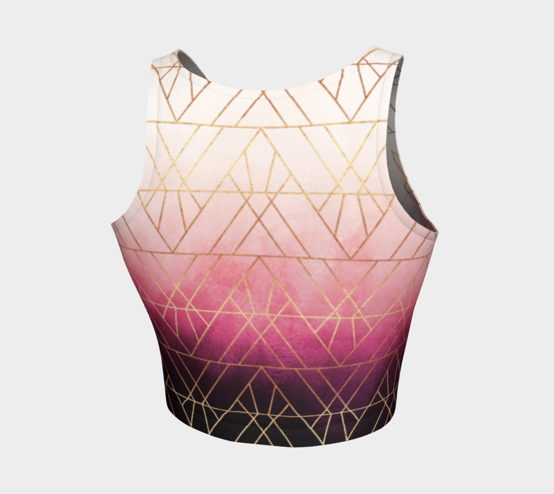 Pink Ombre Triangles preview #2