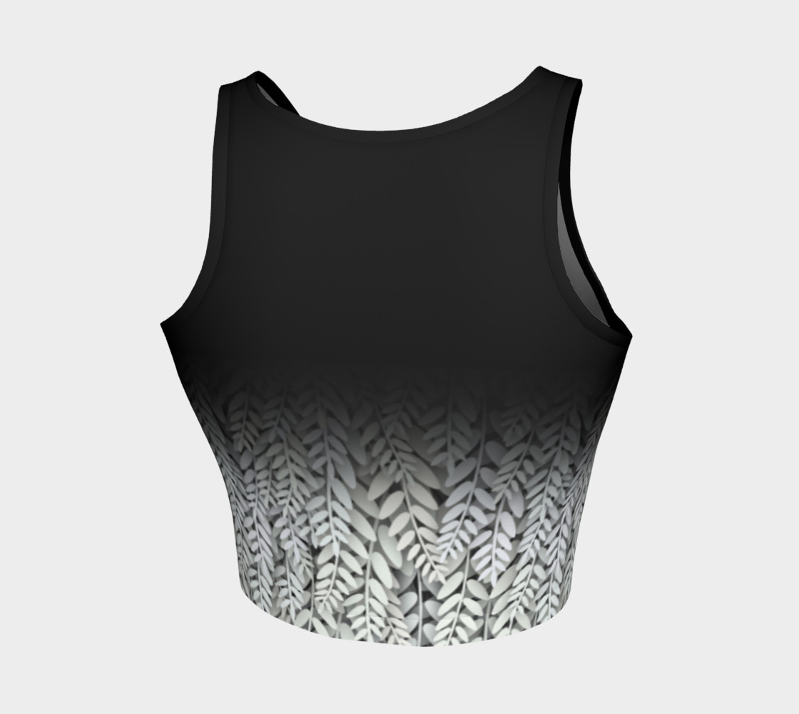 Black and White - Fern Athletic Crop Topo preview #2
